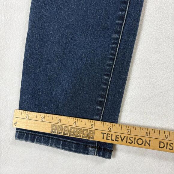 Straight Leg Stretch Jeans Gloria Vanderbilt Tag 10 Fits Like 30 X 28 Dark Wash - Picture 3 of 8